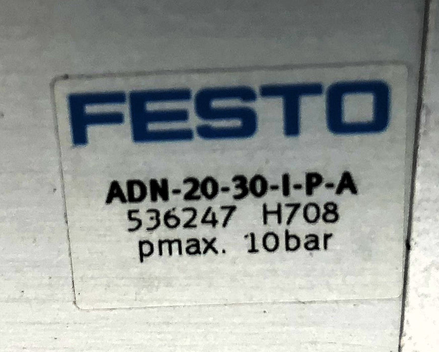 Festo 10 Bar Pmax Pneumatic Cylinder ADN-20-30-I-P-A (536247) NOS
