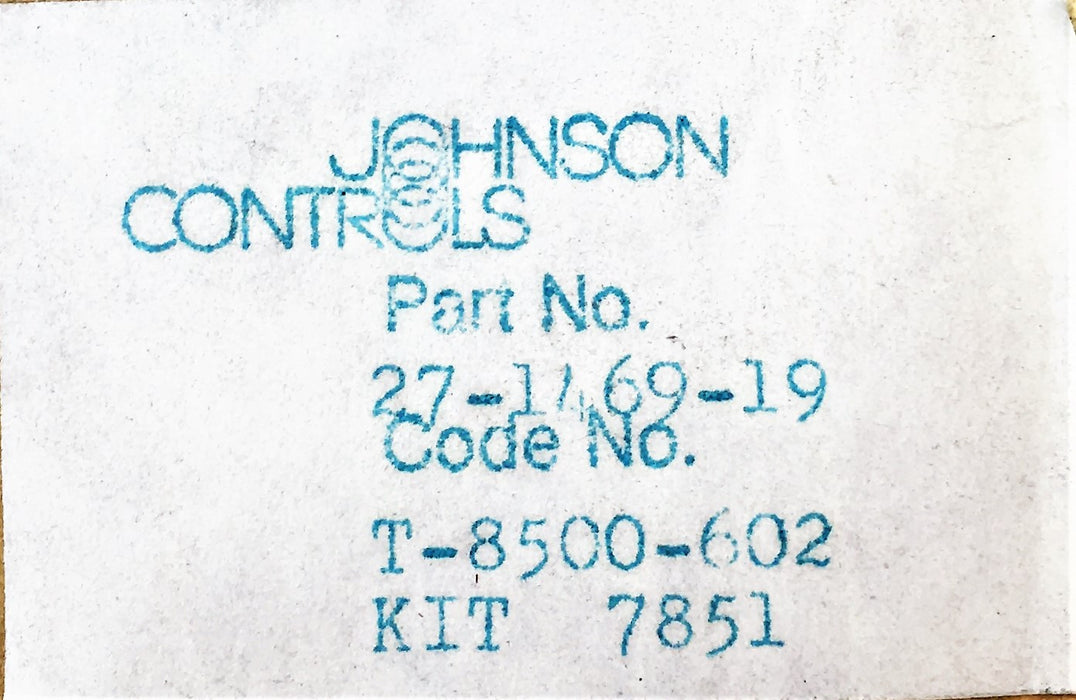 Johnson Controls Relay Replacement Kit 24-928-9 NOS