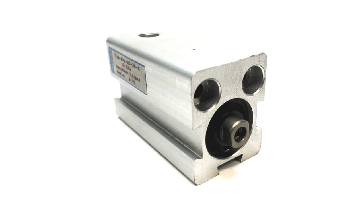 Festo 8 Bar / 116 PSI Pmax Compact Pneumatic Cylinder AVL-20-25-A USED