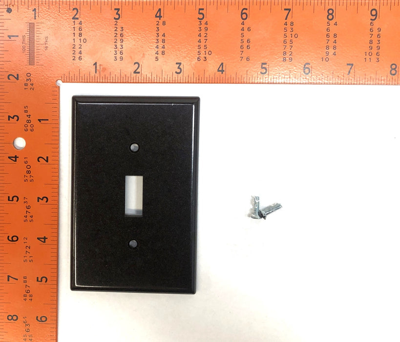 Leviton Single Gang Single Switch Brown Wallplate 80501 [Lot of 25] NOS