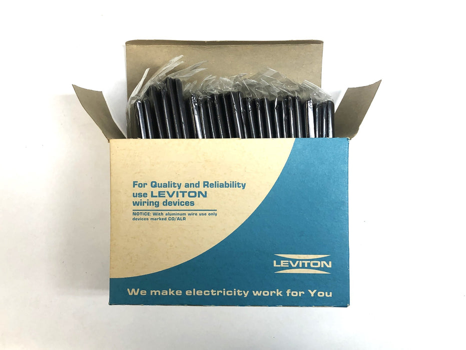 Leviton Single Gang Single Switch Brown Wallplate 80501 [Lot of 24] NOS