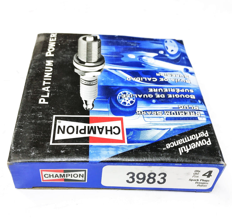 Champion "Platinum Power" Spark Plug 3983 [Lot of 4] NOS