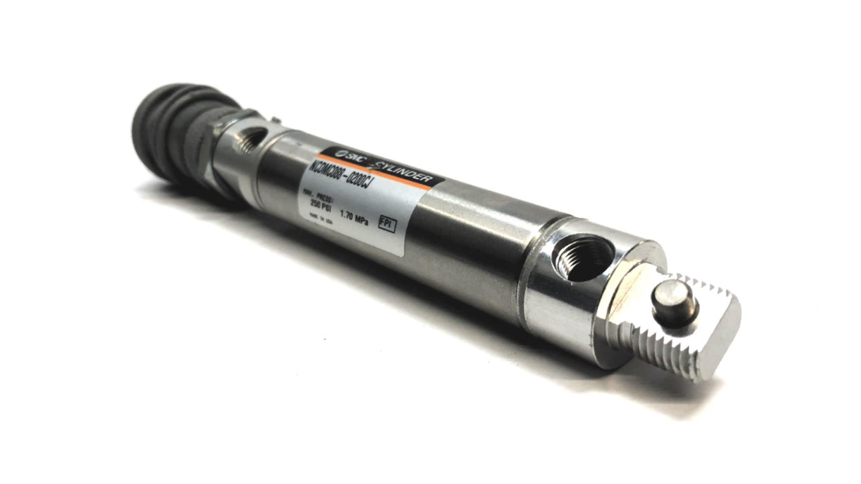 SMC 250 PSI Pmax Pneumatic Cylinder NCDMC088-0200CJ USED