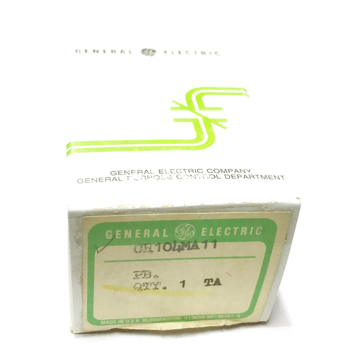 General Electric GE Mini Oil-Tight Push Button Switch CR104MA11 NOS