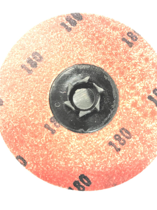 MERIT ABRASIVES QUICK CHANGE SANDING DISCS 3" DIAMETER 180-GRIT [LOT OF 25] NOS