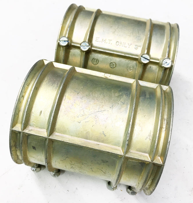 Bridgeport 3" Set Screw Conduit Coupler [Lot of 2] NOS