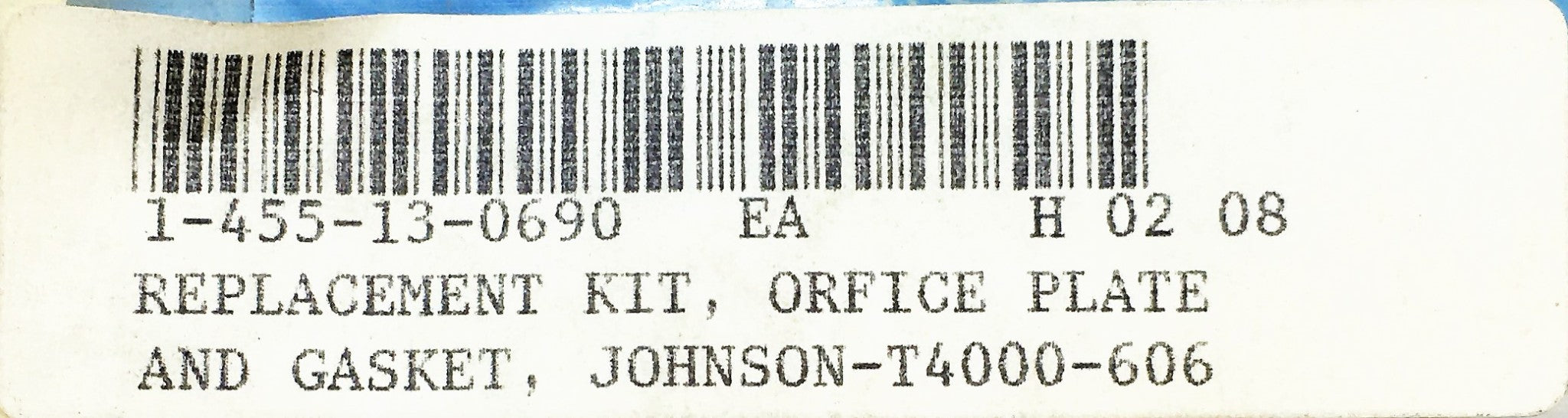 Johnson Controls Orifice & Gasket T-4000-606 [Lot of 3] NOS