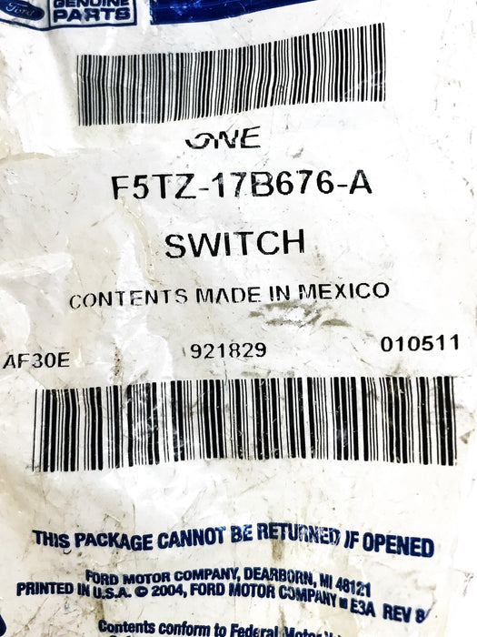 Ford OEM Mirror Control Switch F5TZ-17B676-A NOS