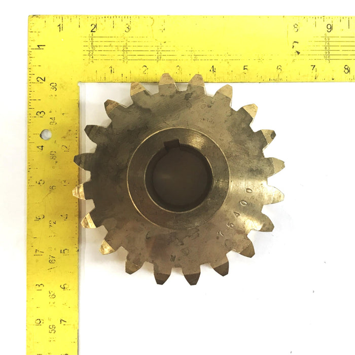 Boston LH 5-3/4 inch Brass Worm Gear 75400 (GB1100) NOS