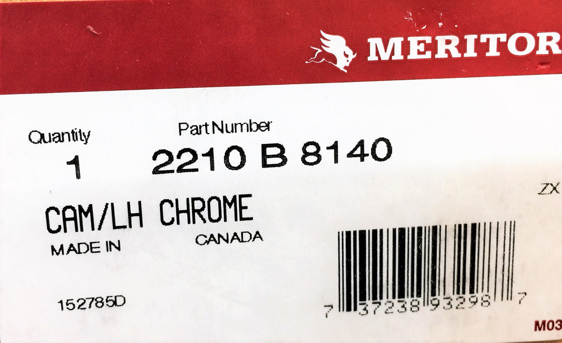 MERITOR Left-Hand Chrome Camshaft 2210 B 8140 (2210B8140) NOS