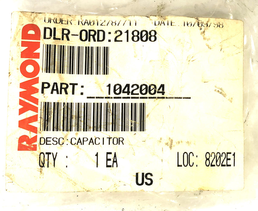 Raymond 220WF/250VDC Peak Capacitor 1-042/004 (725P227K25D51PX/9526) NOS
