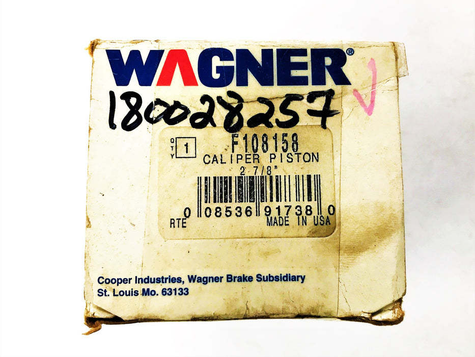 Wagner Brake Caliper Piston F108158 NOS