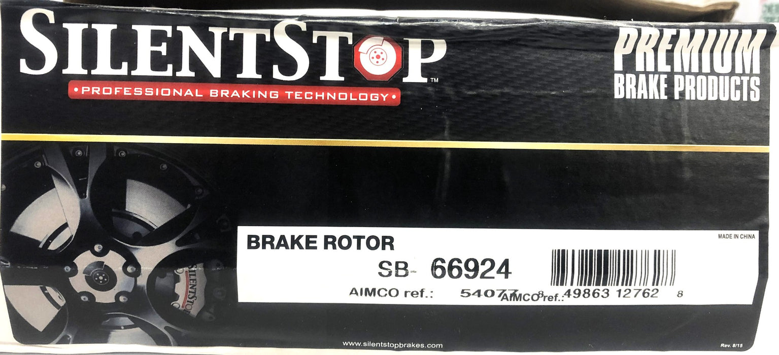 Silent Stop Brake Disc Rotor SB-66924 NOS
