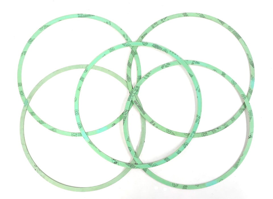 UNBRANDED NON-ASB GASKET 13"ID 13-7/8"OD 1/16"THICK 1/2"WIDTH [LOT OF 5] NOS