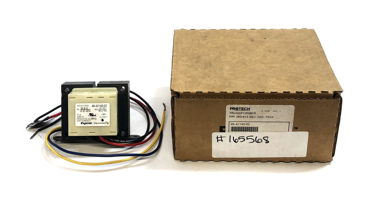 Protech PRI 380/415 SEC 24V 75VA Transformer 46-4214-02 NOS