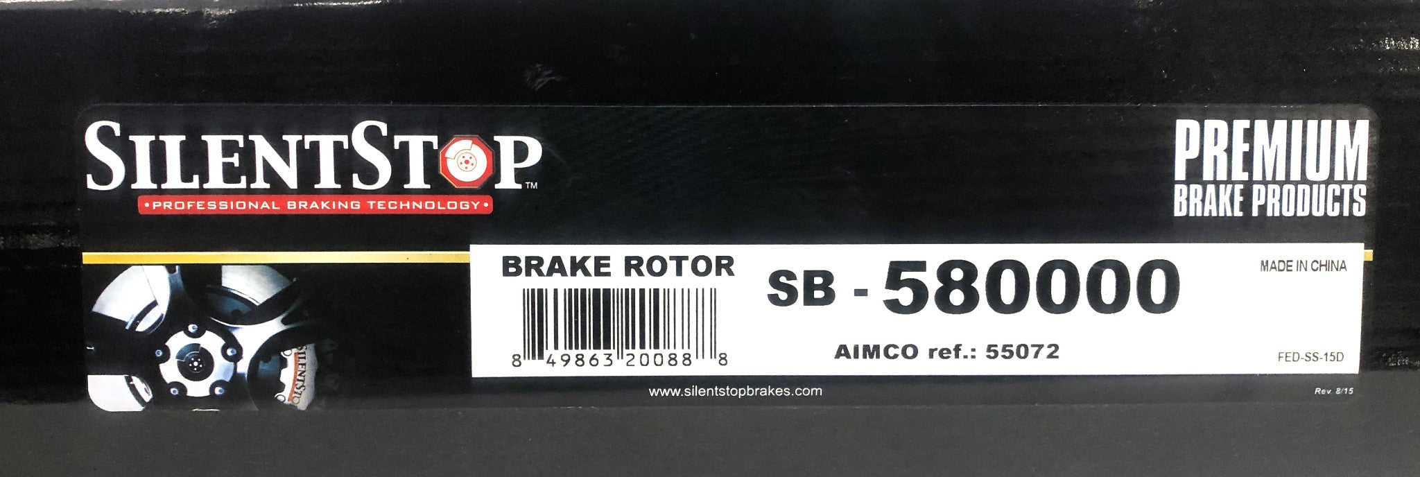 Silent Stop Brake Disc Rotor SB-580000 NOS