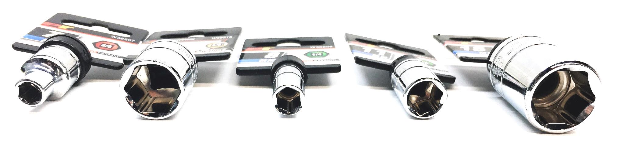 Performance Tools 5 Piece Socket Set W38207 W38216  W36208 W36211 W32218 NOS