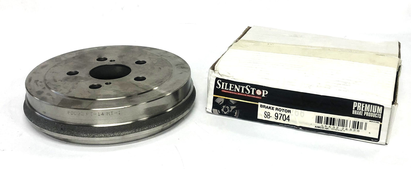 Silent Stop Disc Brake Drum SB-9704 (80092) NOS