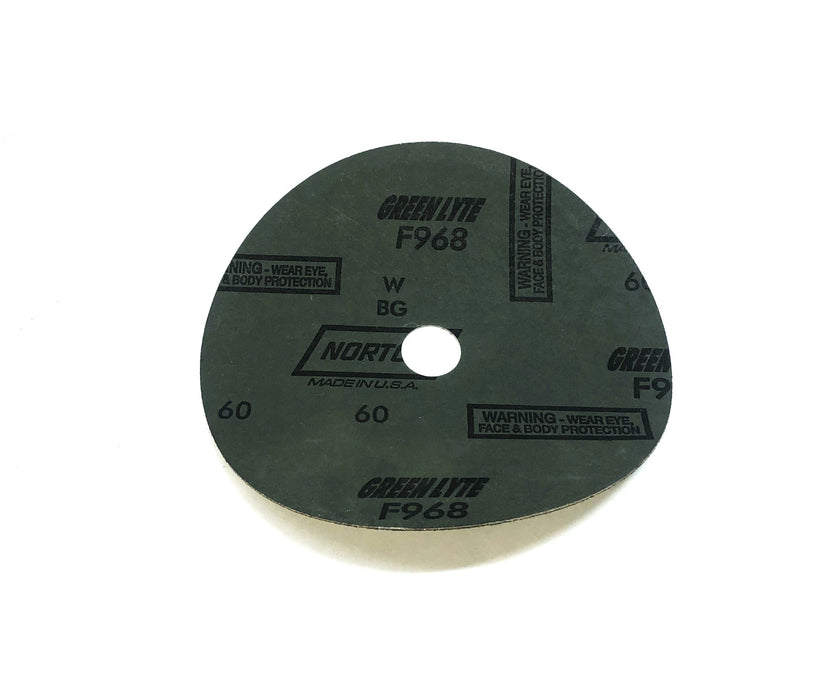 Norton 7" 60 Grit Greenlyte Ceramic Fiber Sanding Disc 25ct Box F968 (3VN93) NOS