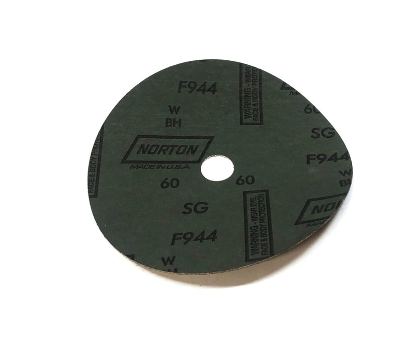 Norton 7" 60 Grit Ceramic Fiber Sanding Disc 25ct Box F944 (3VN93) NOS