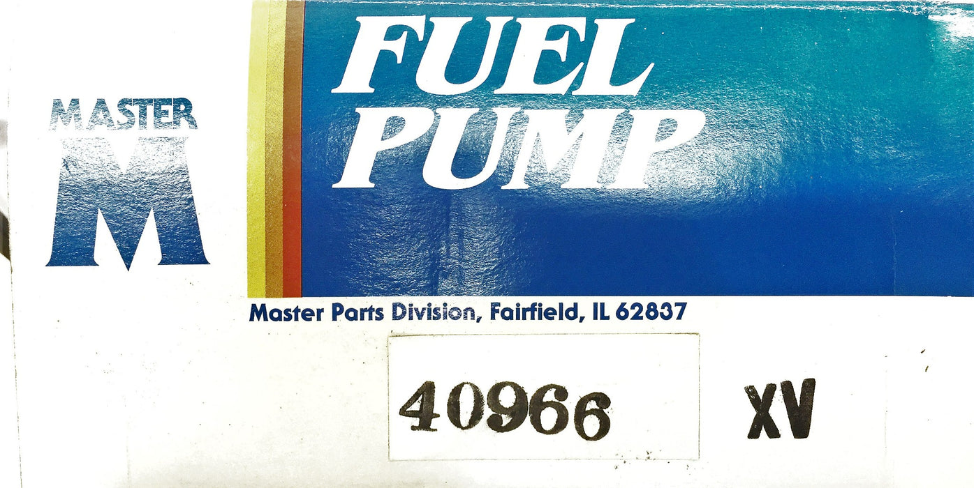 Master Fuel Pump 40966 NOS