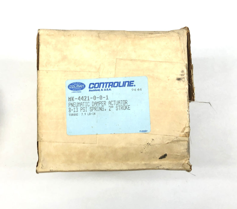 Barber Colman 8-13 PSI 2" Stroke Pneumatic Damper Actuator MK-4421-0-0-1 NOS