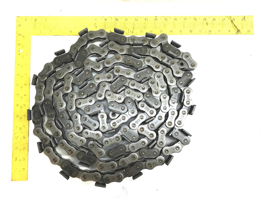 Tsubaki Single Strand Riveted Roller Chain, 10 Foot Length, RS16-B-1 NOS