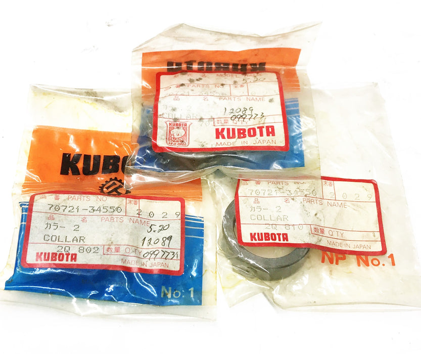 Kubota OEM Collar 70721-34550 [Lot of 3] NOS