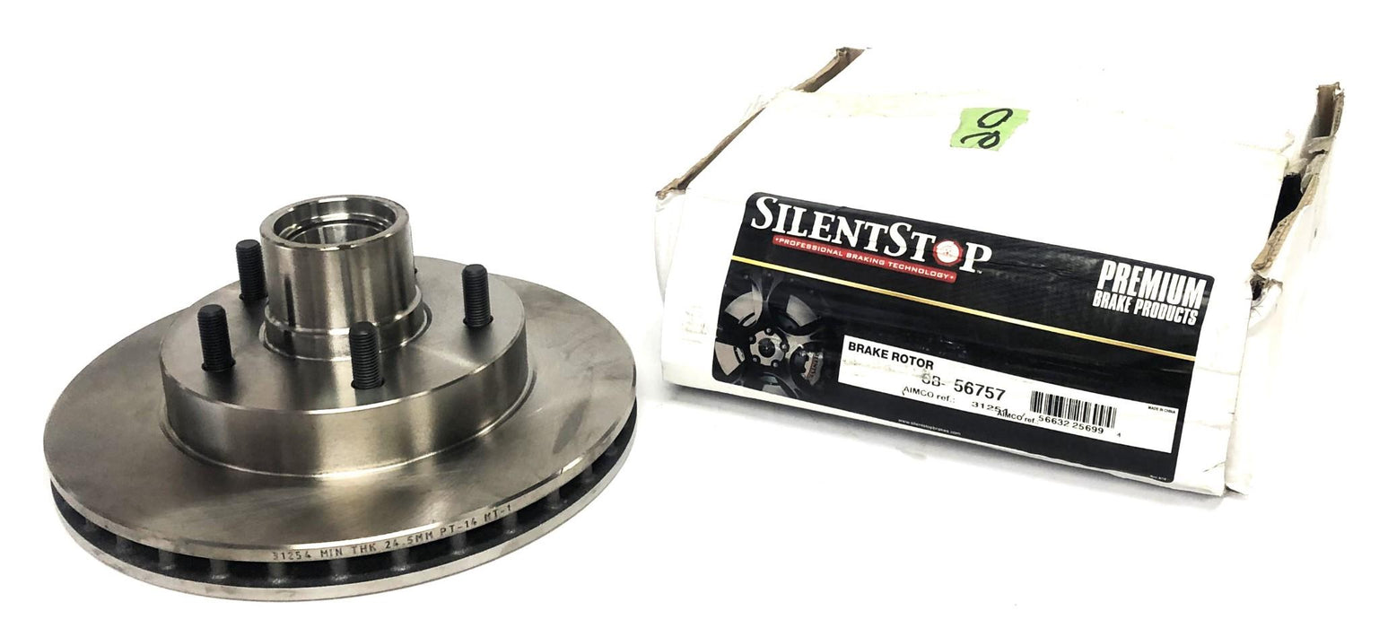 Silent Stop Front Brake Disc Rotor And Hub Assembly SB-56757 NOS