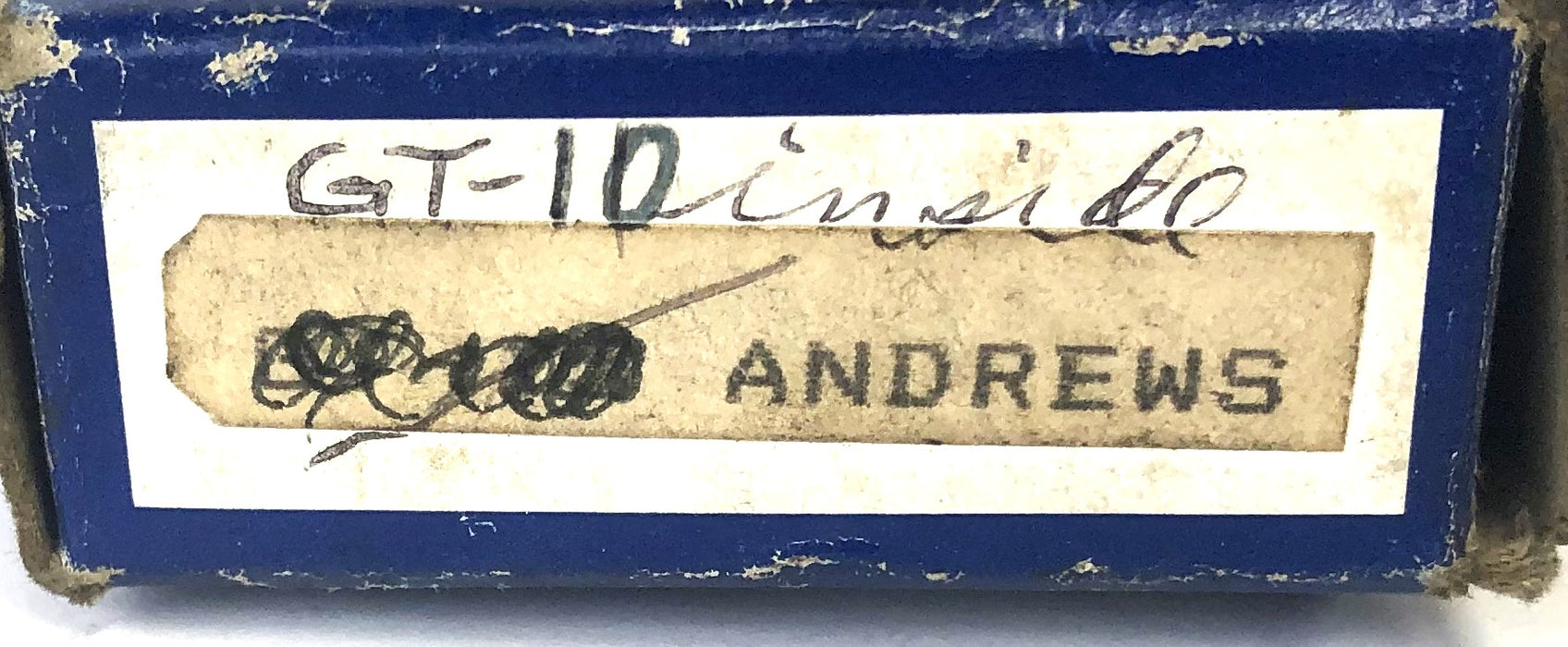 Andrew's Co Thrust Ball Bearing GT10 NOS