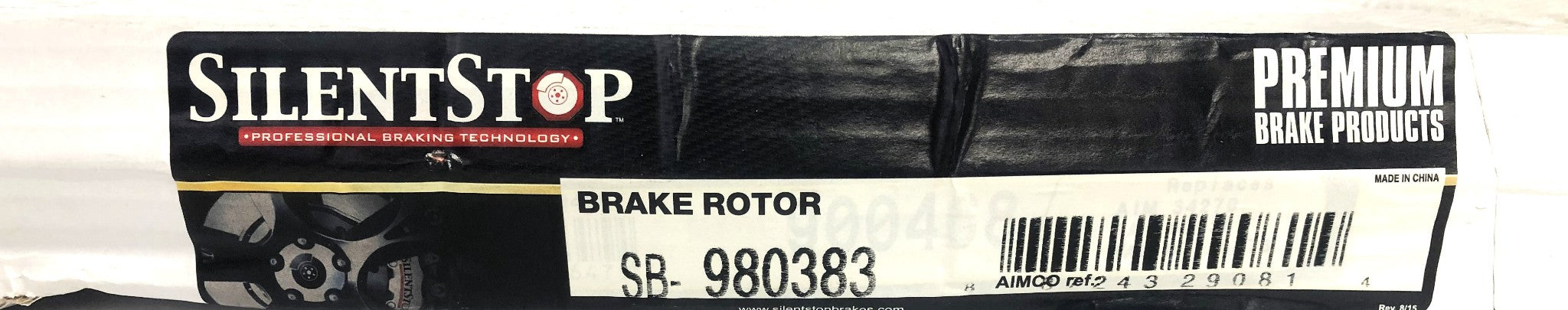 Silent Stop DuraGo Front Brake Disc Rotor SB-980383 (900468) NOS