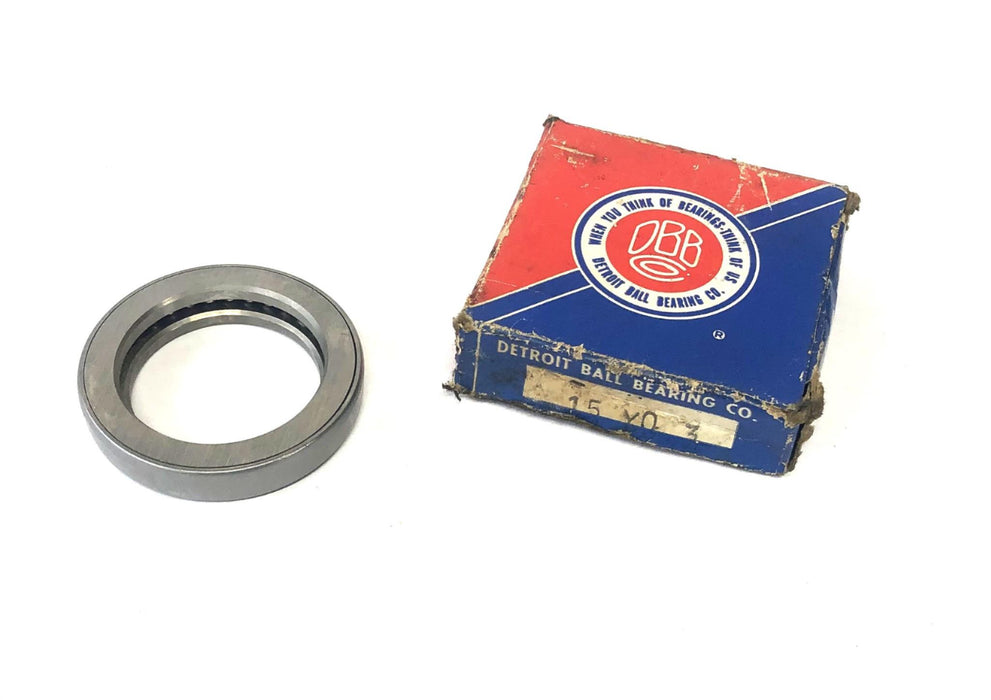 Detroit Ball Bearing Thrust Ball Bearing 15-Y0-3 NOS