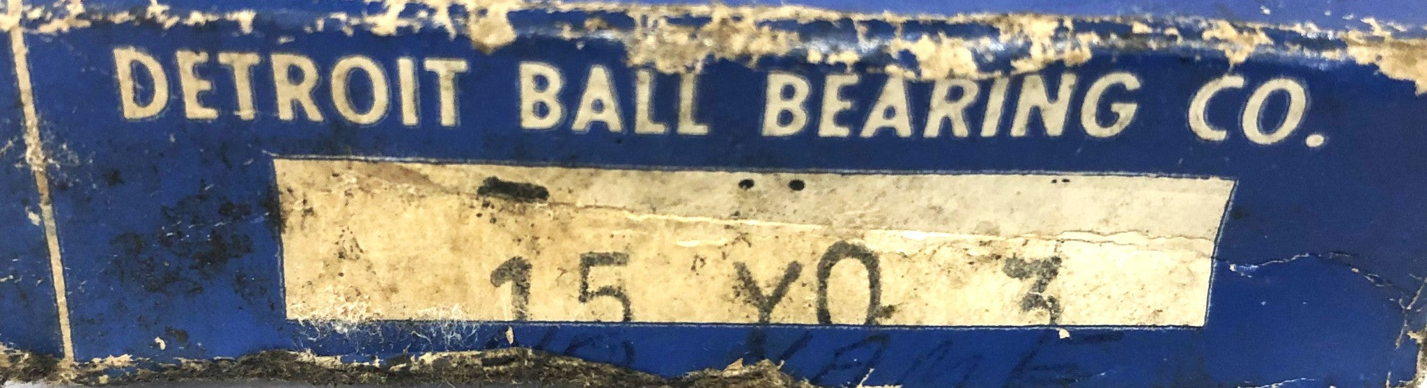 Detroit Ball Bearing Thrust Ball Bearing 15-Y0-3 NOS
