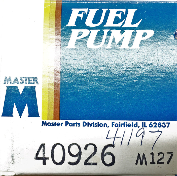 Master Fuel Pump 40926 NOS