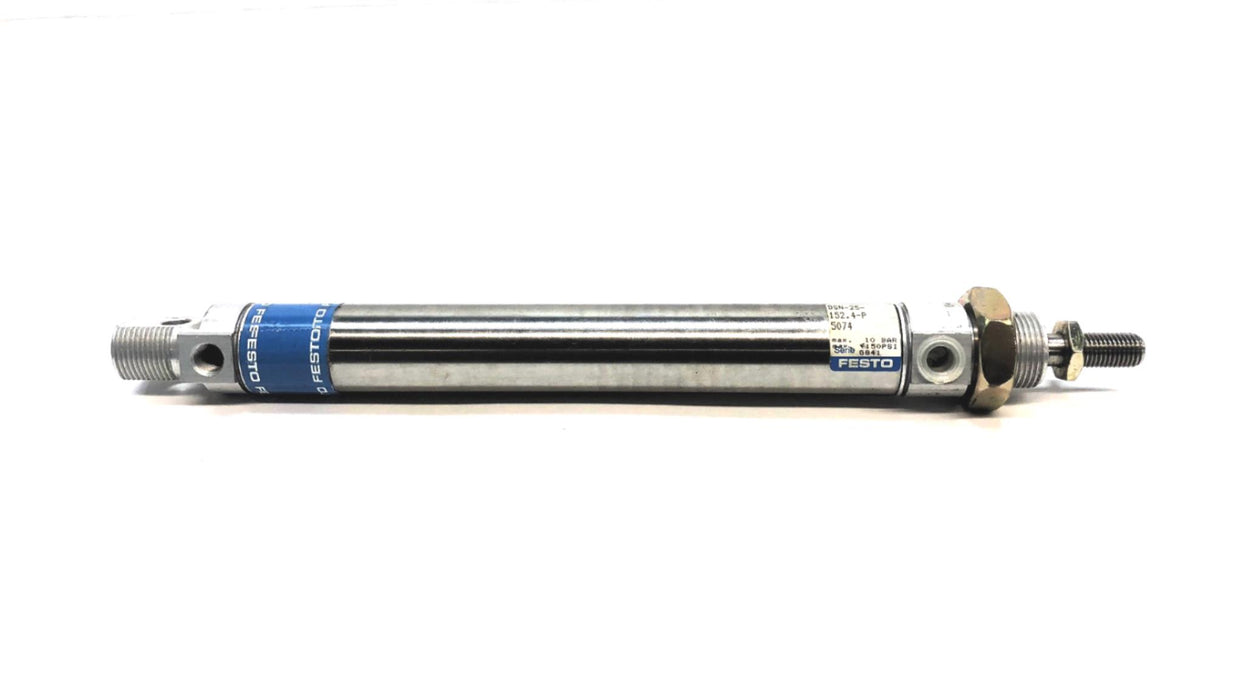 Festo 10 Bar / 150 PSI Max Pneumatic Cylinder DSN-25-152.4-P NOS