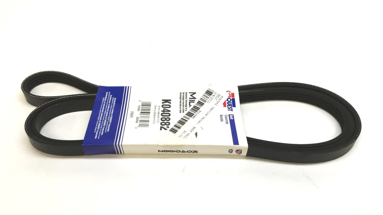 Car Quest/Gates 9/16" x 88-3/4" Micro-V Drive Belt K040882 [Lot of 2] NOS