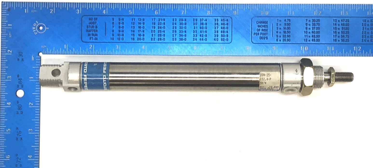 Festo 10 Bar / 150 PSI Max Pneumatic Cylinder DSN-25-152.4-P NOS