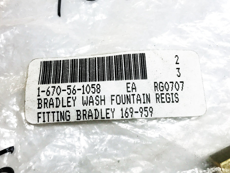Bradley Tube To Pipe 1/8" 169-959 NOS