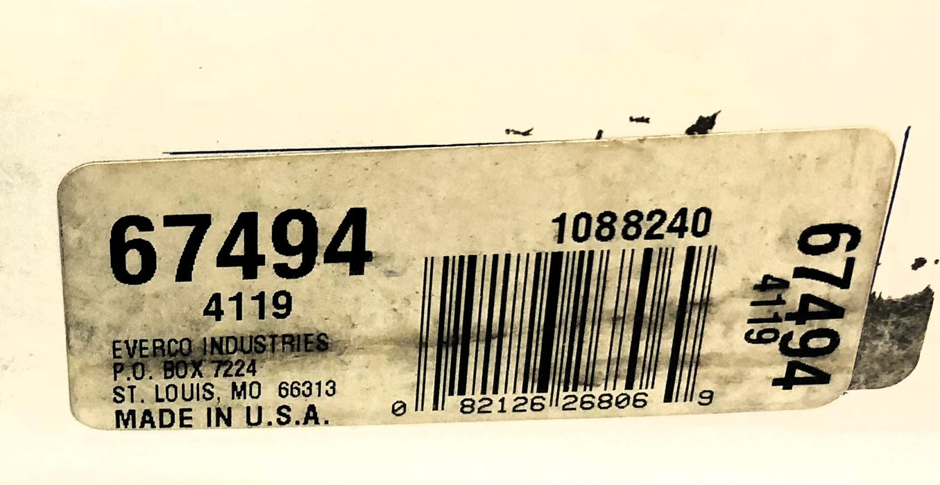 Everco Power Steering Pressure Hose 67494 NOS