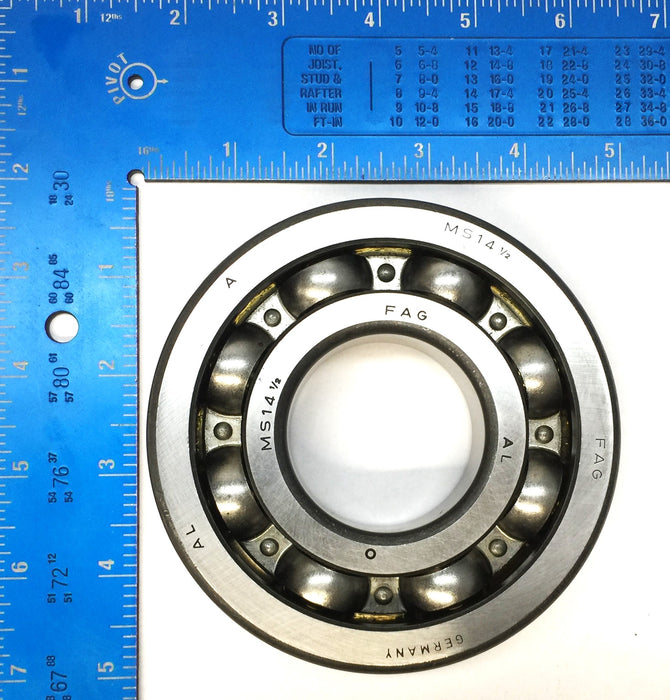 FAG Roller Ball Bearing MS14-1/4 NOS