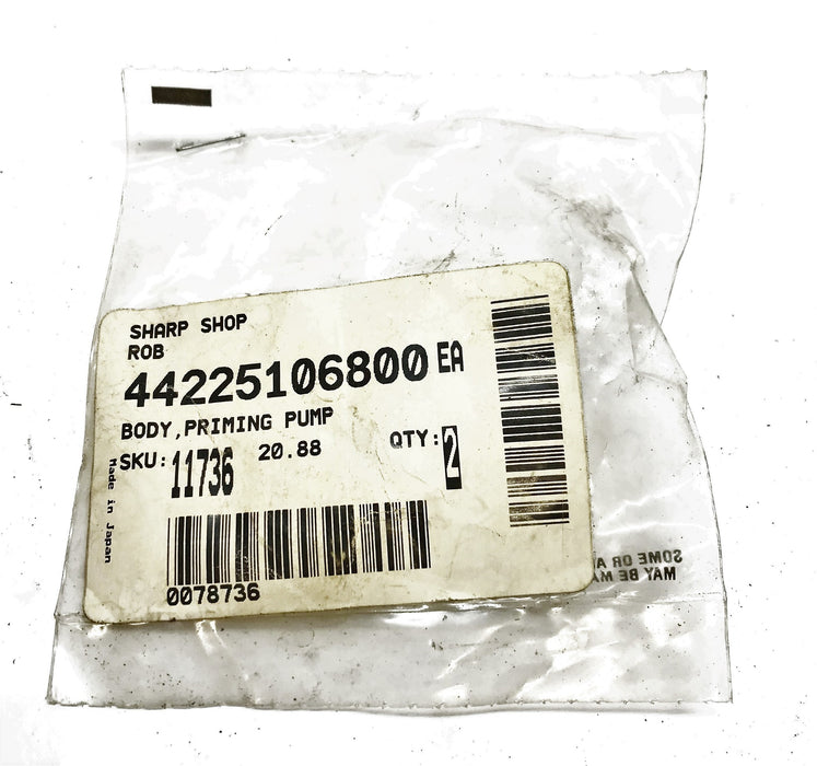 Hitachi Priming Pump Body 44225106800 NOS