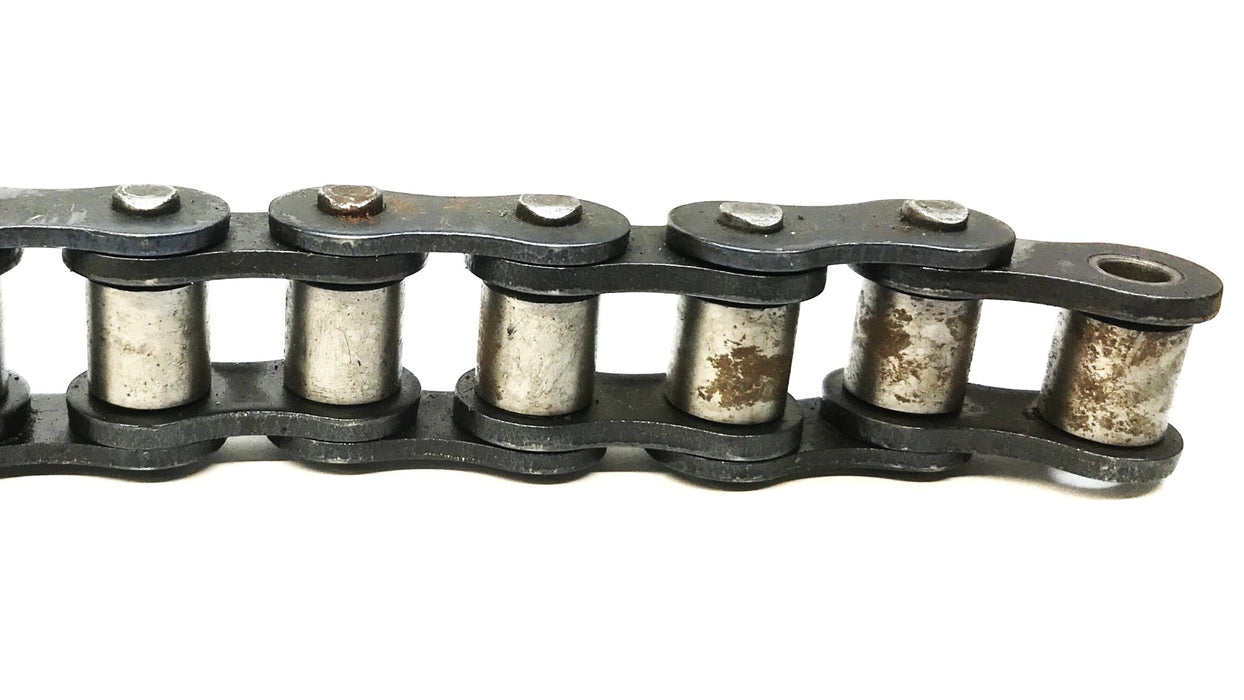 Unbranded Single-Strand Riveted Roller Chain, 16 foot length, K16B NOS