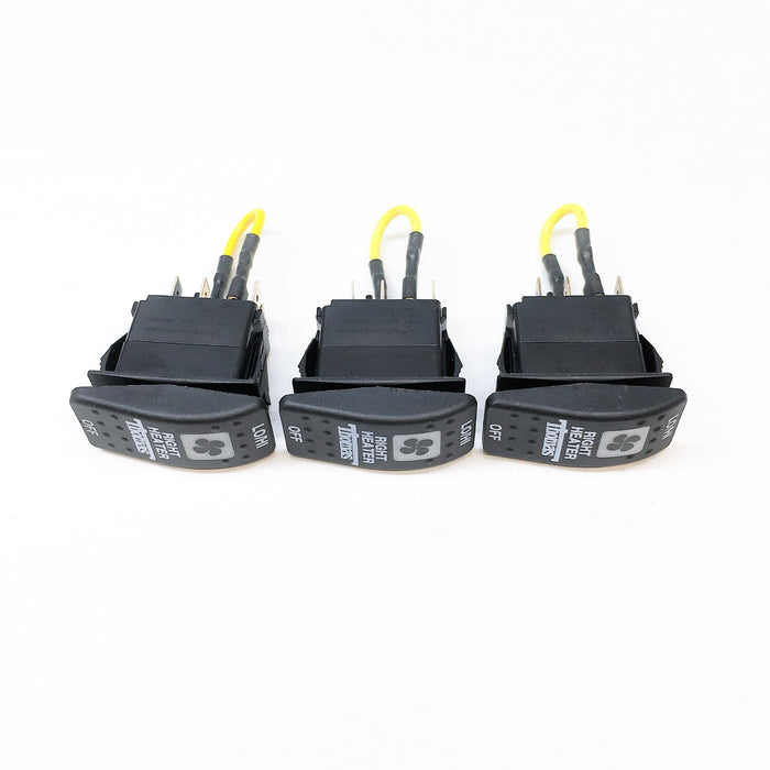 Thomas Right Heater Switch 52003131 [Lot of 3] NOS