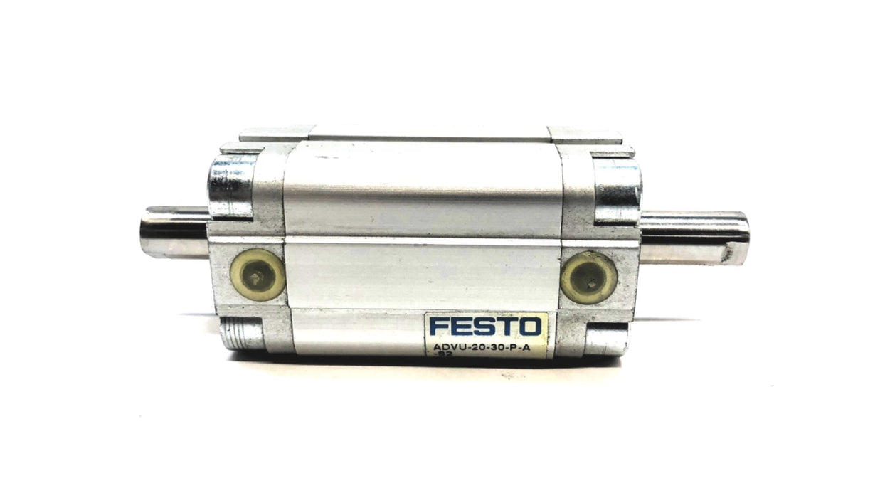 Festo 10 Bar / 145 PSI Pmax Pneumatic Cylinder ADVU-20-30-P-A-S2 NOS