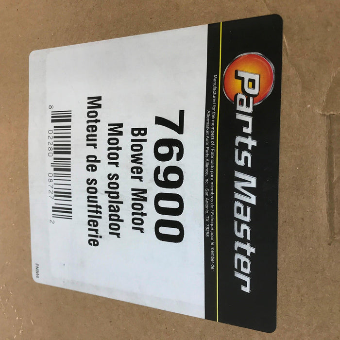 PartsMaster Blower Motor Assembly 76900 NOS