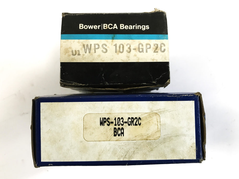 Federal Mogul/BCA Insert Ball Bearing with Collar WPS-103-GR2C [Lot of 2] NOS