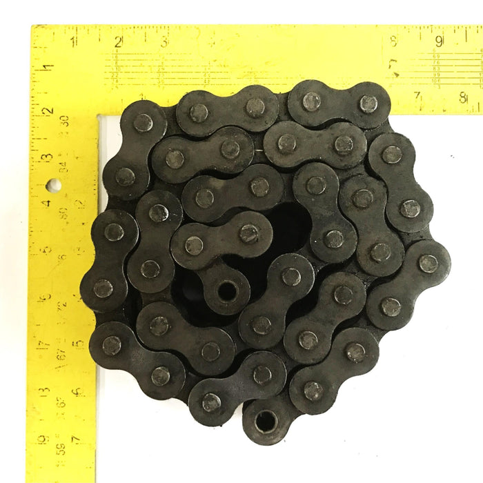Unbranded Double Strand 1 inch Pitch Roller Chain, 39 inches, 80-2 USED