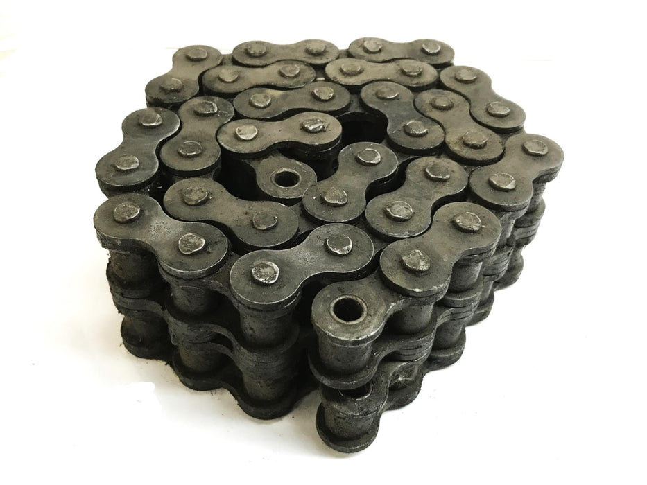 Unbranded Double Strand 1 inch Pitch Roller Chain, 39 inches, 80-2 USED