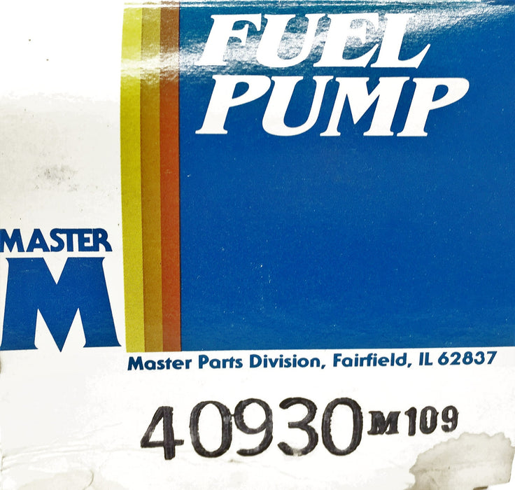 Master Fuel Pump 40930 NOS