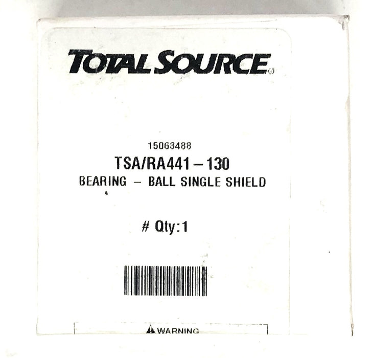 Total Source Single Shield Ball Bearing TSA/RA441-130 NOS